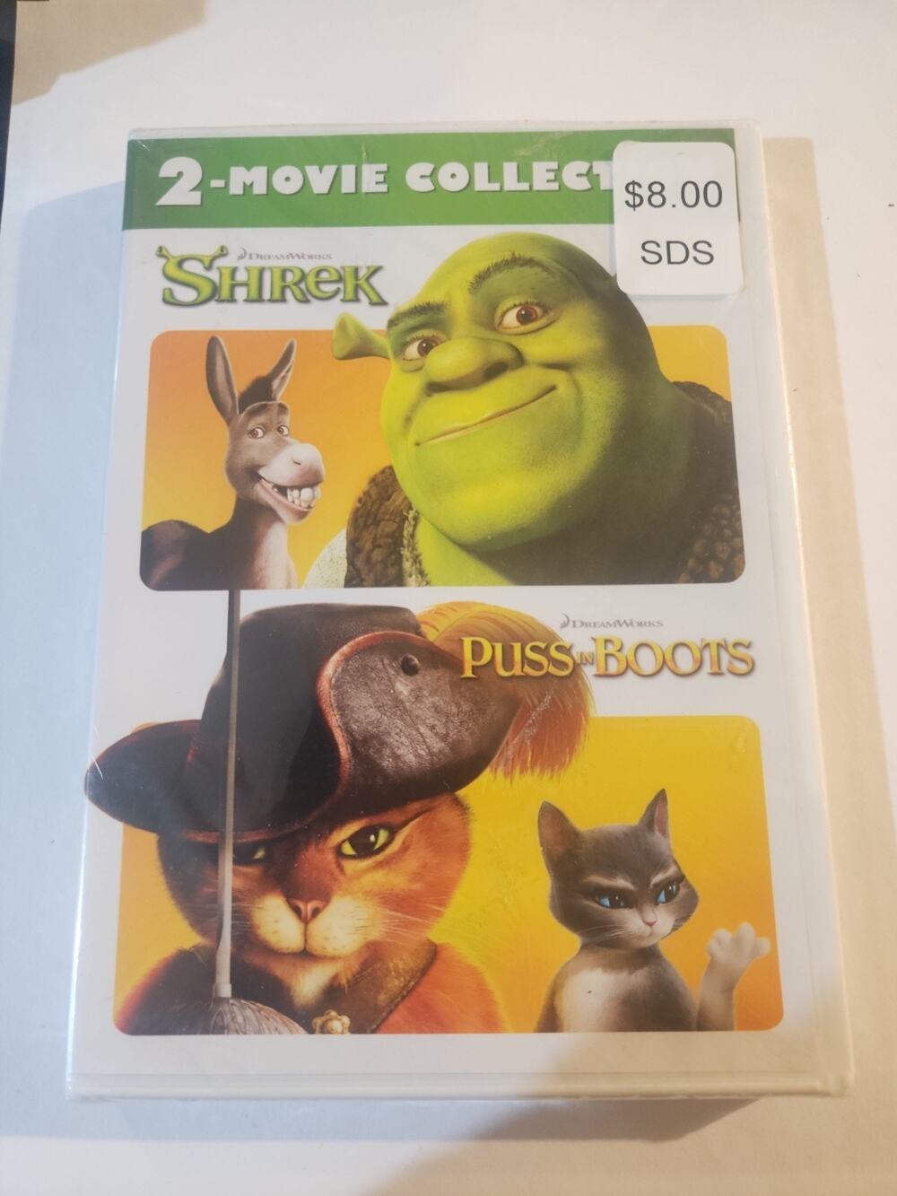 Shrek/Puss In Boots: 2-Movie Collection (DVD) BRAND NEW